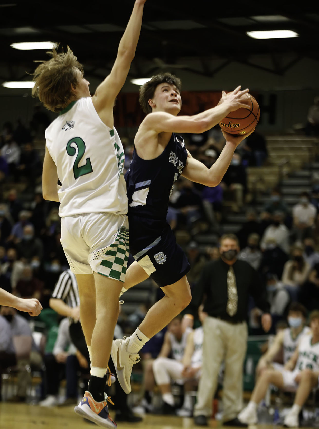 Class AA boys Great Falls' Levi Torgerson and Kalispell Glacier's Keifer Spohnhauer